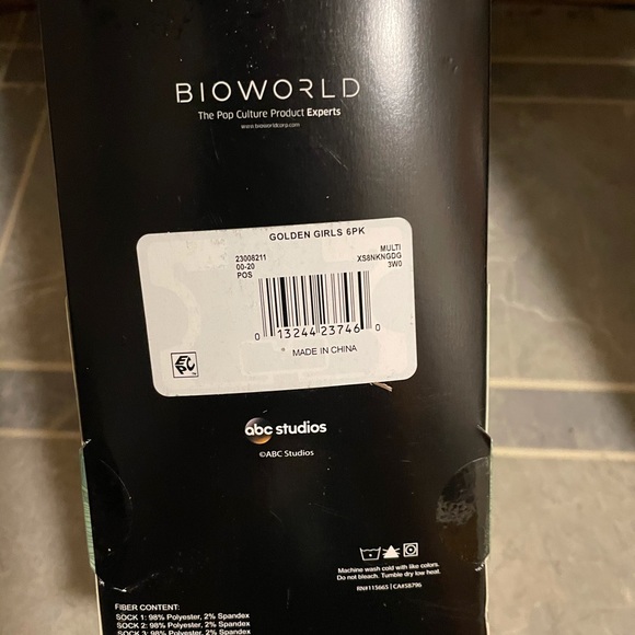 The Golden Girls 6 Pair Casual Crew Socks-New - Picture 4 of 4